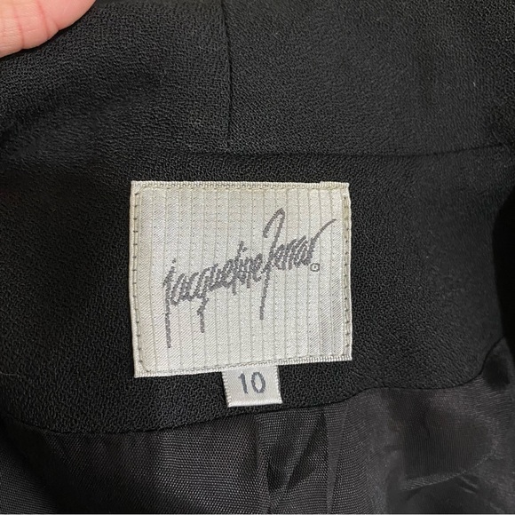 Jacqueline Ferrar Vintage Worsted Wool Women’s Long Length One Button Blazer - Picture 12 of 12